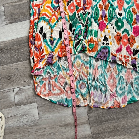 Zara Multicolor Patterned Top - Picture 4 of 5